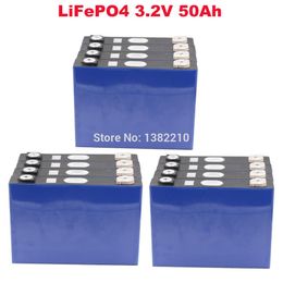 12 pièces/lot LiFePO4 3.2V 50Ah décharge continue 3C 150A pour batterie 24V e-bike/e-scooter