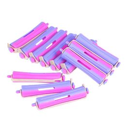 12-stcs/lot magische haar krulaar zelfklevende haarrollers hitteloos slapen krullende vrouwen diy haar krullende stok haarstyling gereedschap