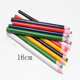 12 stks / partij Nieuwe Willekeurige Kleur Lederen Kleding Pen Dressing Potlood Tailor's krijt naaien Jurkenmakers Kleding Patroon Maken Marker Potlood