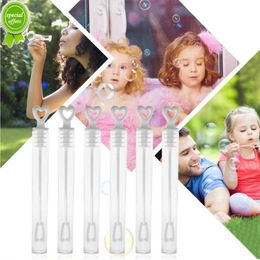 12 pièces amour coeur baguette Tube bulle savon bouteille cadeaux de mariage pour les invités fête d'anniversaire décoration bébé douche faveurs enfants jouets