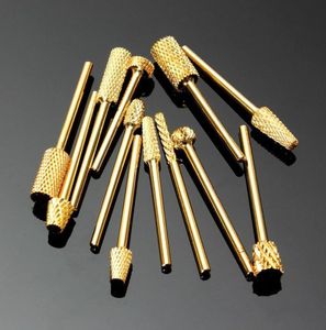 12pcs Nail Art Drill Bit Cuticule Retirez Manucure Electric Bits Bits Tool avec boîtier de stockage 883647787