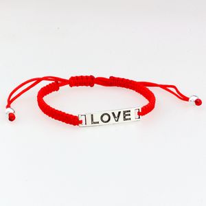 12Pcs Neue Blatt Liebe Geflochtene Armband Glück Rot Farbe Gewinde Paar Kette Handgemachte Gebet Armreifen Pulsera Schmuck Geschenk für Freund