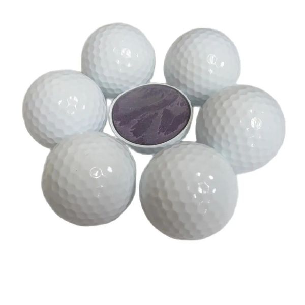 12pcs une douzaine en gros en gros de 3 couches / 4 pièces Soft Urethane Cover Tournament Golf Balls 231220