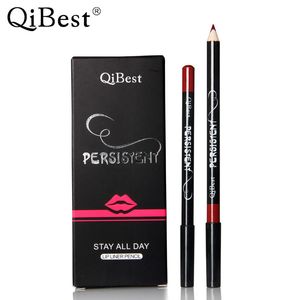 12 STKS Professionele Multifunctionele Lipliner Potlood Langdurend Waterdicht Lip Eye Brow Cosmetische Make Kleurrijke Lip Liner Pennen