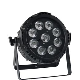 12 pièces rgbwauv extérieur led par lumière sans fil batterie par led à distance 9x18w 6in1 étanche wifi led par lumière avec flightcase