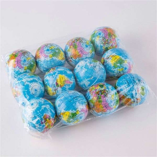 12 pièces/ensemble doux Squishy jouet terre carte du monde s pour enfants lente augmentation soulagement du stress Antistress nouveauté Gag enfant drôle cadeau 220418