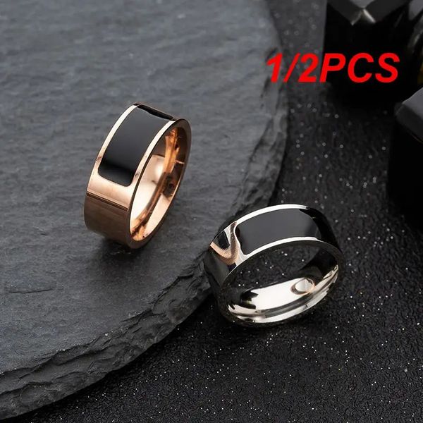 12pcs Smart Ring pour Android NFC Tools 40 acier d'appareils portables accessoires 240415