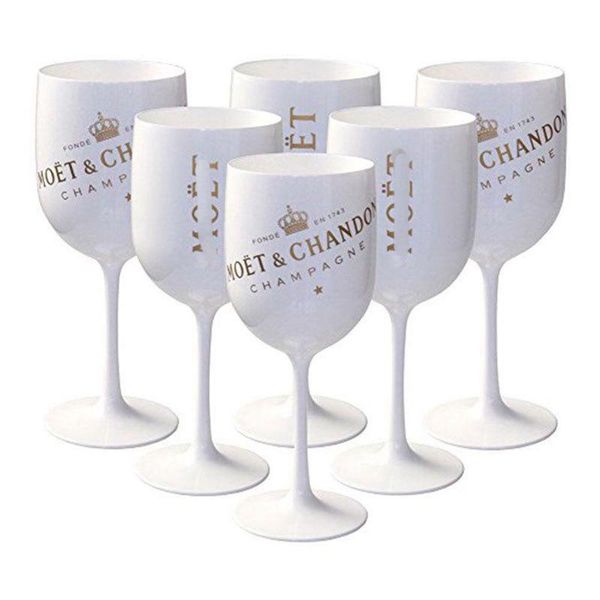 Coupes blanches pour fête du vin, verre à Cocktail, flûtes à Champagne, gobelet plaqué, verre à bière en plastique, tasses à whisky, 12 pièces