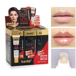 12pcsBox Lip Plumper Oil Gloss Set Productos de maquillaje de volumen instantáneo Cosméticos a granel al por mayor para el cuidado de los labios 240311