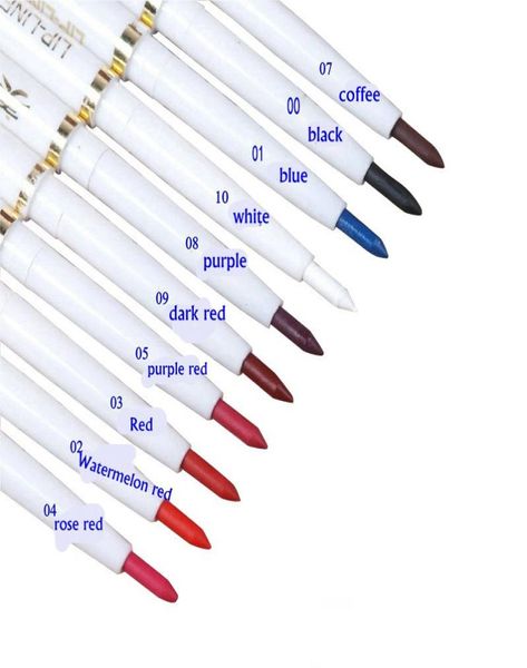 12pcsdozen crayon à lèvres rotatif automatique longue durée marque naturelle maquillage produits sexy dame beauté imperméable 2015 crayon à lèvres ont 4349335