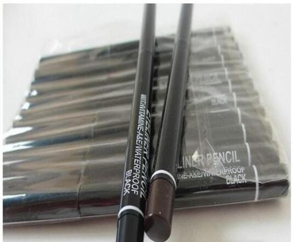 12PCSLot Pro Marca Maquillaje Rotary Retráctil Negro Gel Delineador de ojos Belleza Lápiz EyeLiner3130155