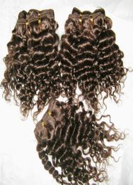 12pcslot Kleine strakke Afro Krullend Weave 100 Peruaanse Menselijk Haar Goedkoopste Hele s gehaakte hair extensions3028254