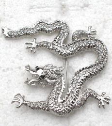 12PCSlot Hele Crystal Rhinestone Dragon Broches Fashion Costume Broche Pin Sieraden Gift C3433310761