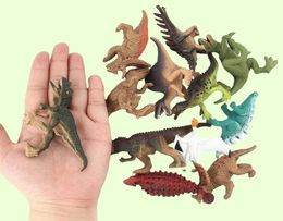 12pcsset Dinosaur Toy Plastic Jurassic Play Dinosaur Modelo de acción Figuras de acción para niños 6415727