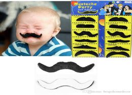 12pcSet Halloween Party Costume Fake Moustache Moustache Moustache Fausse Fake Beard Whisker Costume de fête pour les enfants adultes Toys DBC BH31076638016