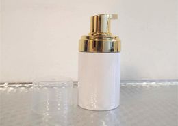 12ps 100 ml plastic schuimpompfles bijvulbare lege cosmetische fles wimpers reinigingsmiddel zeep schuimende shampoo fles met gouden 201011457250