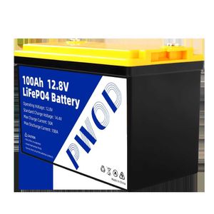 12V 100Ah 200AH LiFePo4 Batterie 24V 200AH Grade A Lithium Fer Phosphate Batterie Rechargeable Bulit-in BMS Pour Enfant Scooters Bateau