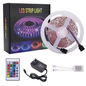 12V 10 m Dual-disk SMD 2835 Lamp kralen 300 lamp-RGB-IR44-niet-waterdichte en niet-lijm 24-key light strip set (40W wit lichtbord)