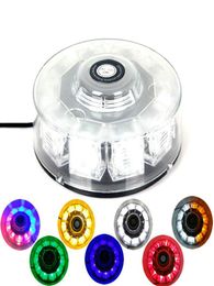 12V 10W voiture Auto Round LED BACON STROBE STROBE SLIMINATE