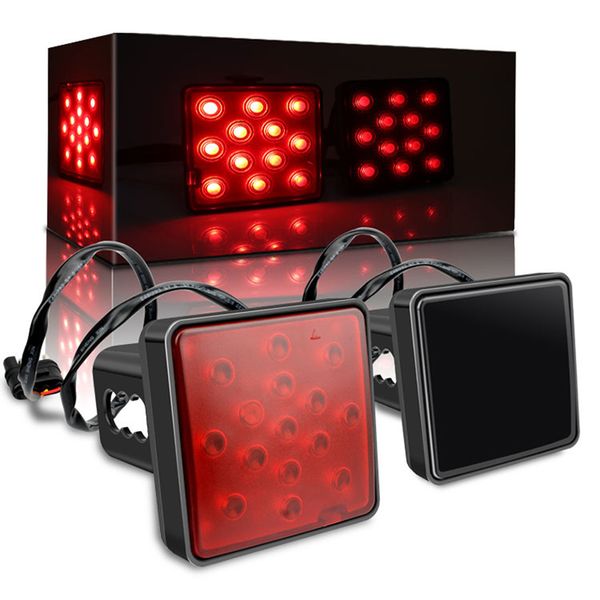 12V 12V 12LED / 15led Car Stop Fights Forme pour la remorque TRAVAIL TRAVAIL LAMPE LAMPE DE TEMPRE ARRIÈRE