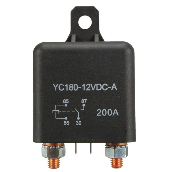 12V 200A Heavy Duty Split Charge ON / OFF Interrupteur Relais Voiture Auto Bateau 200Amp