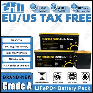 Batterie LiFePO4 12V 200ah 24V 100ah, batterie au Lithium fer Phosphate de qualité A, BMS intégré pour camping-car, bateaux, fourgonnettes, camping-car, stockage EV