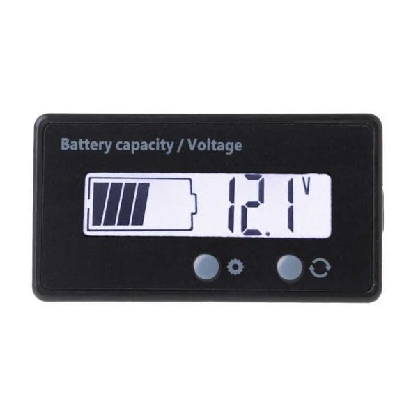 12V/24V/36V/48V LCD ácido plomo batería de litio indicador de capacidad voltímetro voltaje eléctrico motocicleta Scooter probadores