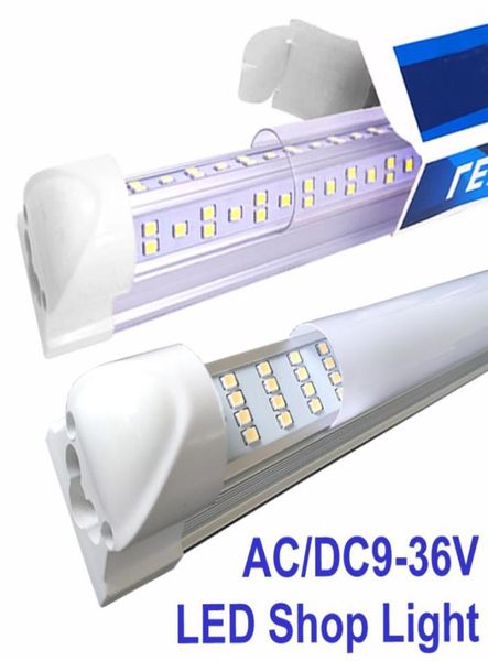 Tubes LED 12V 24V 36V 5 pieds, barre lumineuse intérieure 2 pieds 3 pieds 4 pieds 5 pieds DC 12 volts, bande lumineuse pour remorque de fret fermée, voiture RV Van Tr9526741