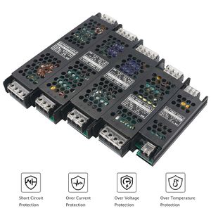 Transformateur d'alimentation à LED 12V 24V 60W 100W 200W 300W 400W 500W Pilote LED Super mince convertisseur A / D pour bulbe de bande lumineuse LED