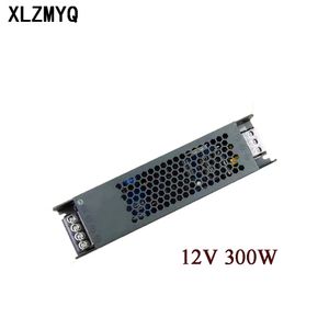 12V 24V voeding AC tot DC Transformer 60W 100W 200W 300W 400W Super dunne converter voor LED Strip Light Bulb Led Driver Black