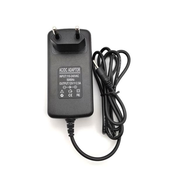 12V 25A 30W EU EE. UU. Reino Unido Tableta Batería Cargador de cargador de alimentación Adaptador de alimentación de alta calidad 25x07 mm 2507 mm9600300