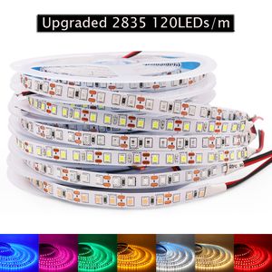 12V 2835 Led Strip Licht Tape Hoge Helderheid 120LED/m Flexibele Led Lint Wit/Warm Wit/blauw/Geel/Roze/Ijsblauw/Gouden