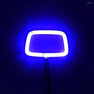12V 2W Blauwe kleur LED -ringlicht voor autodecoratielamp DIY Aangepast DC12V Auto -verlichtingslamp Accesseries