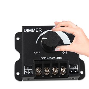 12V 30A 360W Single Color LED Dimmer Controller voor 3528 5050 5630 3014 Warm Cool White LED Strip Lights