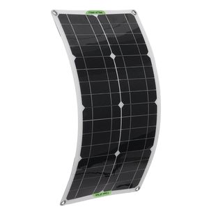 12V 30 W Solar Panel Kit Complete 10A 30A 50A 60A Controller RV Camping Auto Boat Battery Phone USB Power Bank Charger