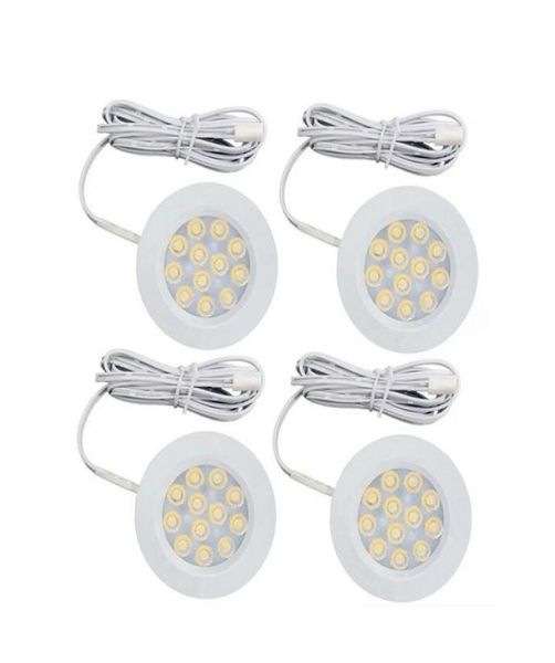 12 V 3 W LED armoire downlight encastré LED spot en aluminium chaud blanc froid vers le bas lumière murale décor à la maison lamp6216741