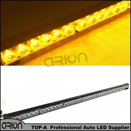 12V 42 LED High Power LED Strobe Licht Lange Bar Lichten Amber Lamp Flash Waarschuwing Noodvoertuig Strobe Lightbar