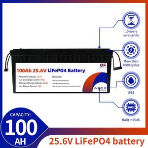 12V 50AH 100AH ​​200AH LIFEPO4 Batterijpakket Grade A Lithium Iron Phosphate Battery Ingebouwde BMS voor RV EV van Camper House Storage