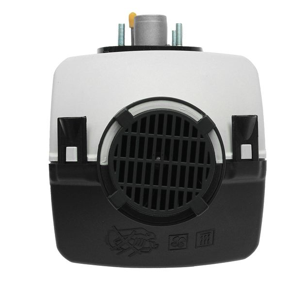 12V 5 kW Diesel Aire Aparcamiento Calentador Interruptor LCD Calefacción por aire con silenciador - Negro Gris