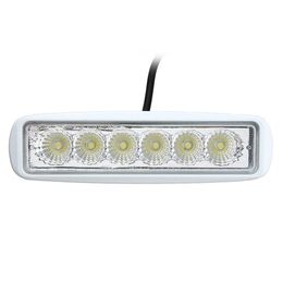 Lumière blanche de travail d'inondation marine d'épandeur de 12V 6 LED pour la voiture de camion de moto de yacht de bateau