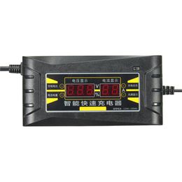 12V 6A Smart Fast Battery Charger voor auto motorfiets LCD Display275H