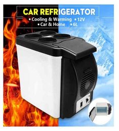 Réfrigérateur automobile à 6L Mini Réfrigérateurs de réfrigérateur Zer Zer Boîte de refroidissement Frigobar Fridge Storage Fridge COMPRESSEUR H23885967