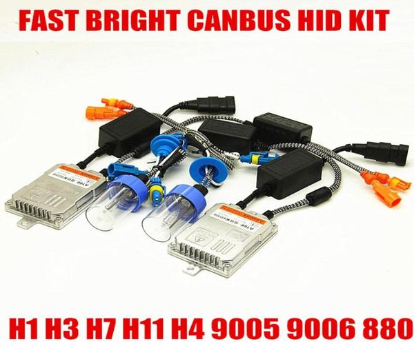 12V AC 55W erreur de démarrage rapide lumineux Kit xénon HID H1 H3 H7 H8 H9 H112836159