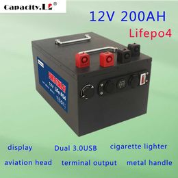 Batterie 12V batterie 200ah lifepo4 batterie au lithium rechargeable avec bluetooth BMS 12V moteur marin moteur extérieur spécial c