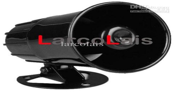 12V noir fort universel Auto voiture alarme de sécurité sirène klaxon haut-parleur haut-parleur véhicule 4829328