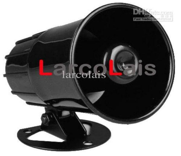 12V Black Loud Universal Auto Car Security Alarm Sirène Horn Horn Enceinte haut-parleur Véhicule 5647502