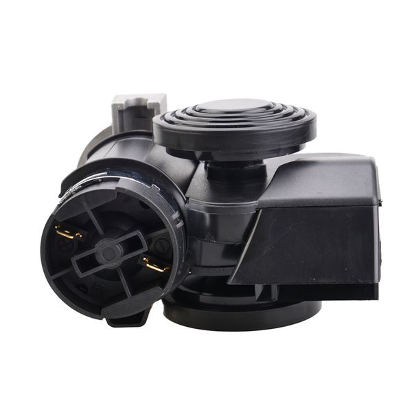 12v Snail Black Snail compact Dual Air Horn Sound Signal Signal Air Air Horn pour véhicule de voiture Motorcycle de moto