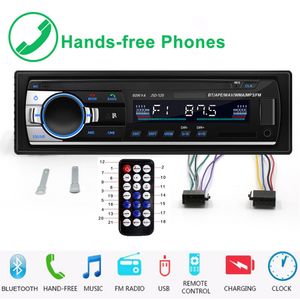 12v Bluetooth 1 Din Autoradio Auto stéréo V2.0 FM entrée Aux récepteur téléphone charge voiture Audio SD USB MP3 MMC WMA