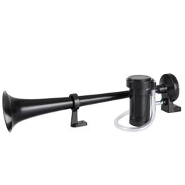 12v Car Air Horn 150 dB Super Loud Universal Horn Single Trumpet Compressor 680 Hertz Horn for Car Truck Boat Motorcycle