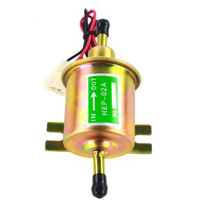 Pompe à essence électrique 12V Carburant de voiture 12 V Fil de fixation de boulon à basse pression Diesel HEP-02A Set Metal Gold Sier FP009